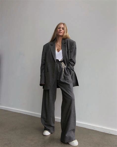 oversized suit for women.